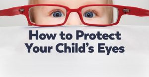 child's eyes