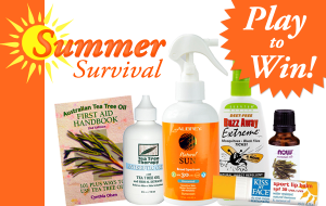 Win this natural summer survival kit!